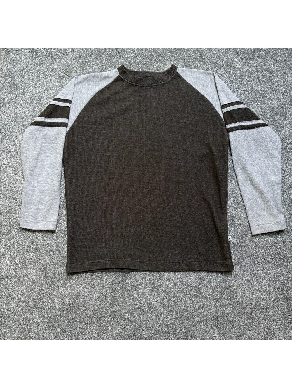 Vintage y2k XG Bullhead Long Sleeve Striped Pullover Sweater Men's Large Surf